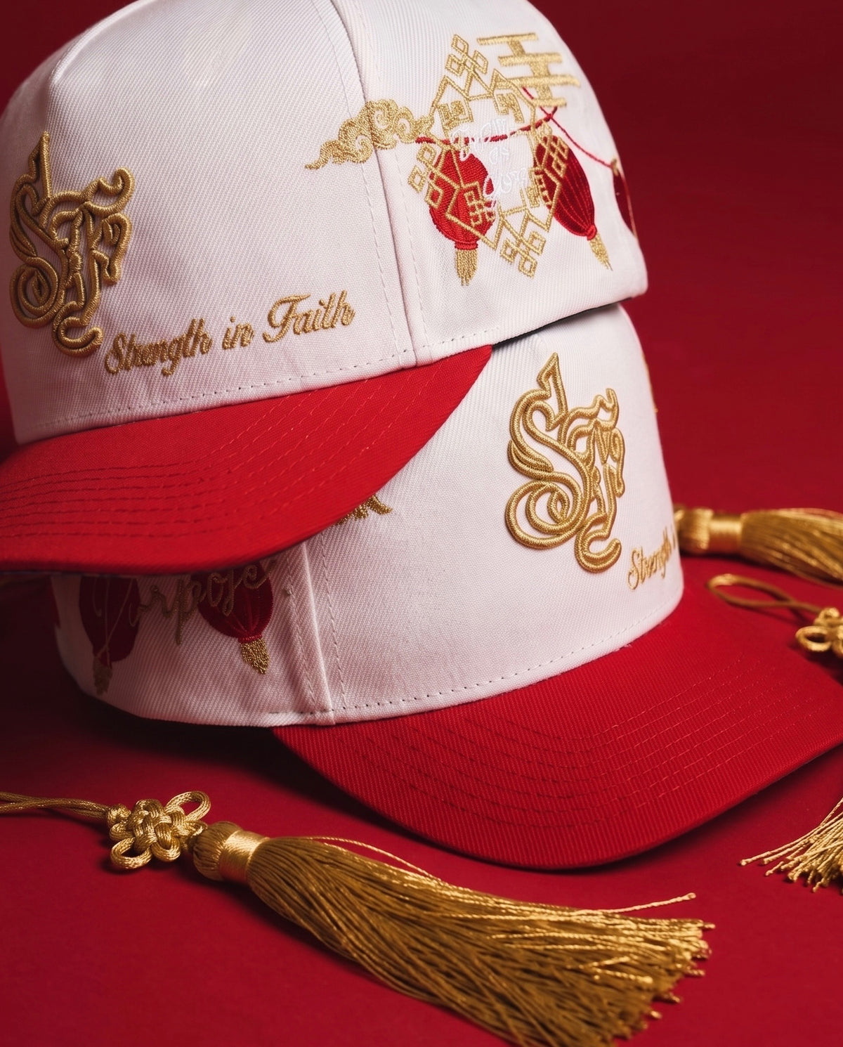 OG SF: Strength in Faith Snapback (Autumn Moon Festival - Red Lanterns)