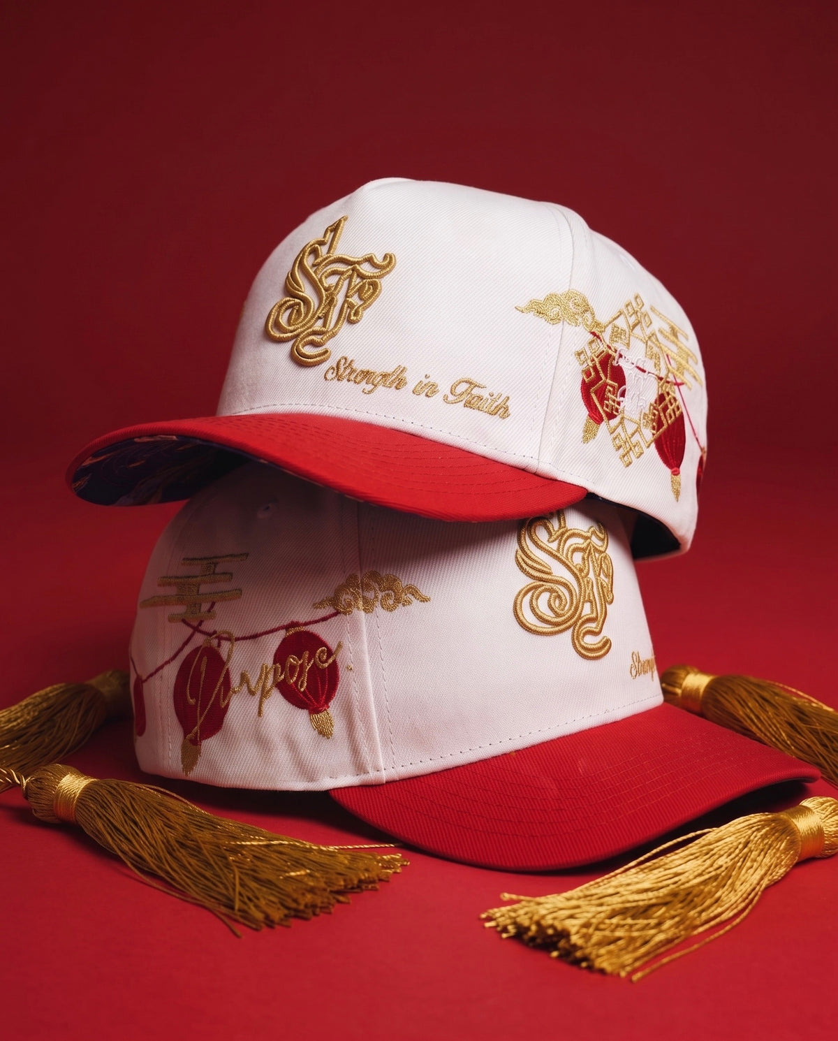 OG SF: Strength in Faith Snapback (Autumn Moon Festival - Red Lanterns)