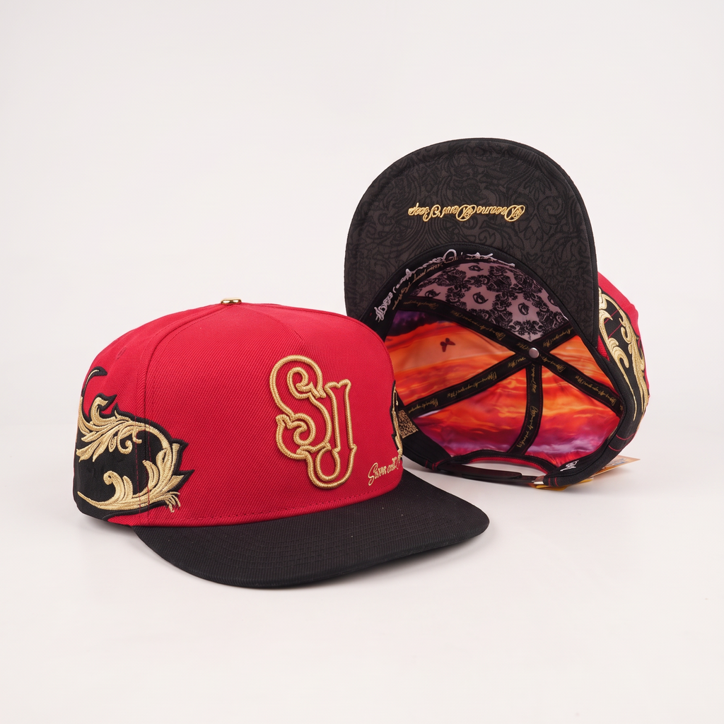 OG SJ: Serve with Joy Snapback (Red Monarch)